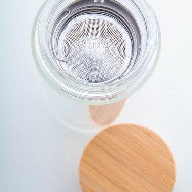 Andina skleněná termo láhev