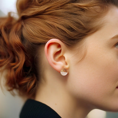 Cercei Din Lemn HOORAY Caob