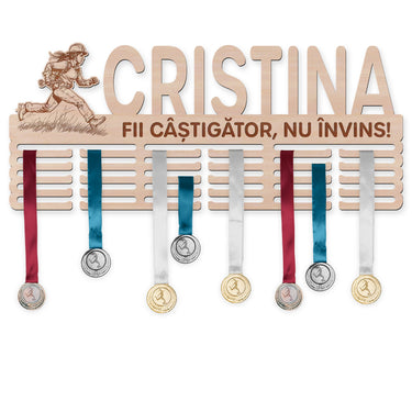 Suport medalii – Sport de stingere a incendiilor, femeie