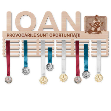 Suport medalii – Floorball, bărbat, Portar