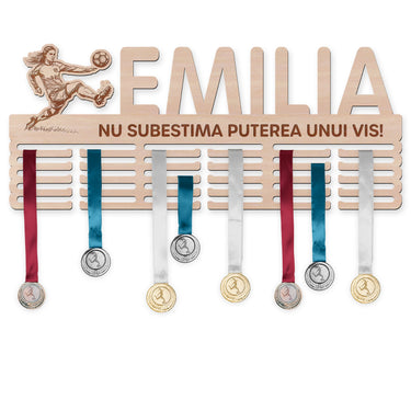 Suport medalii – Fotbal, femeie