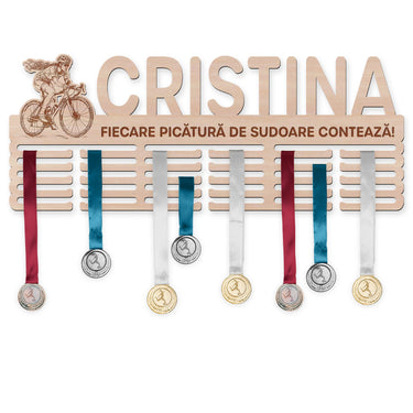 Suport medalii – Ciclism rutier, femeie