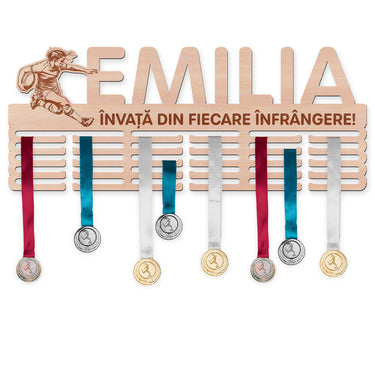 Suport medalii – Rugby, femeie