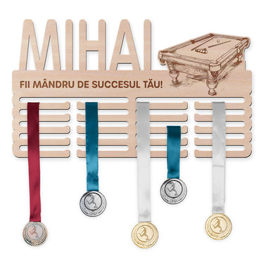 Suport medalii – Biliard