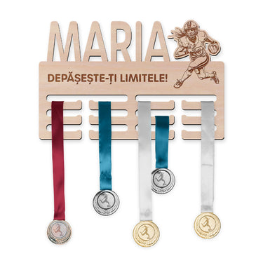 Suport medalii – Fotbal american, femeie