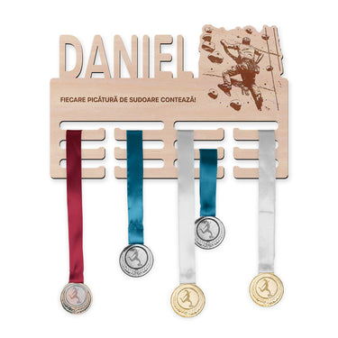 Suport medalii – Bouldering, bărbat