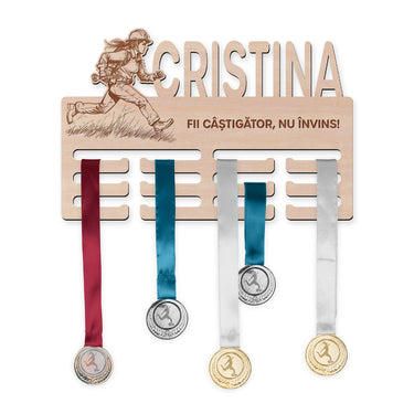 Suport medalii – Sport de stingere a incendiilor, femeie