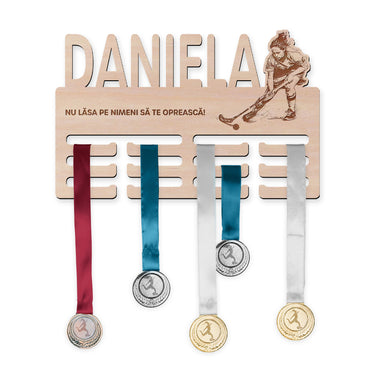 Suport medalii – Floorball, femeie