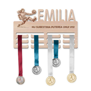 Suport medalii – Fotbal, femeie