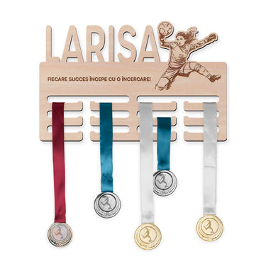Suport medalii – Fotbal Portar, femeie