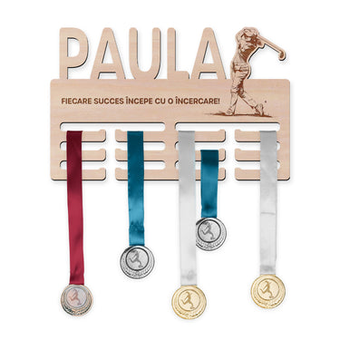 Suport medalii – Golf, femeie