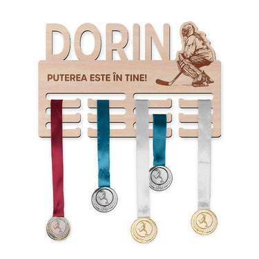 Suport medalii – Hochei pe gheață Portar, femeie