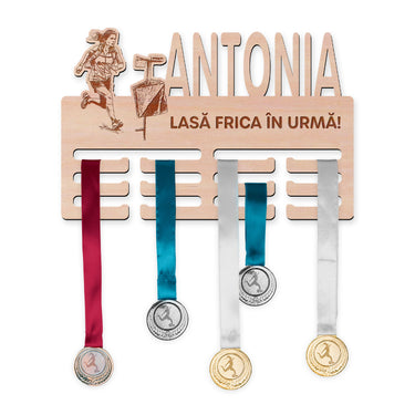 Suport medalii – Orientare, femeie