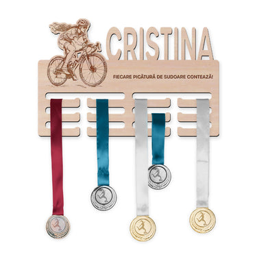 Suport medalii – Ciclism rutier, femeie