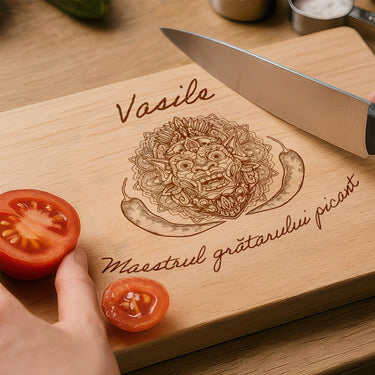 Tietor Masiv Cady Cu Gravurá, Mastrul Gritarului Cu Chti Make