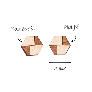 Cercei Din Lemn HOORAY Alamo