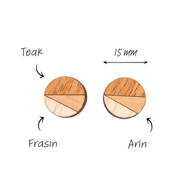 Cercei Din Lemn HOORAY Aliso