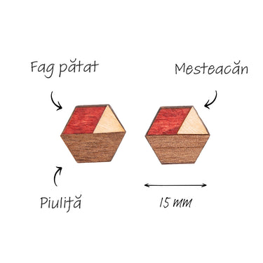 Cercei Din Lemn HOORAY Cerez