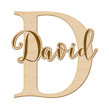 Placă de ușă cu nume și text gravat