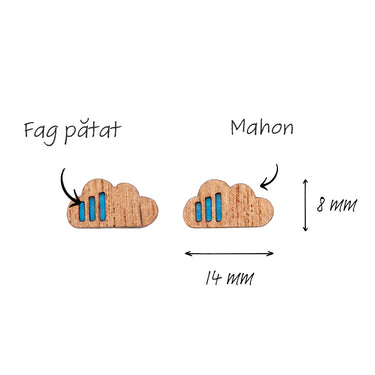 Cercei Din Lemn HOORAY Soffio Payie